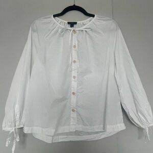 J. Crew White Blouse